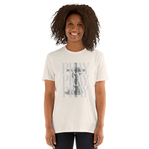 PRAY PRAY PRAY T-Shirt Christian Bible Verse T-Shirt